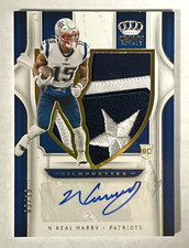 N'Keal Harry Rookie Patch Auto RPA /10 2019 Chronicles Crown Royale Silhouette