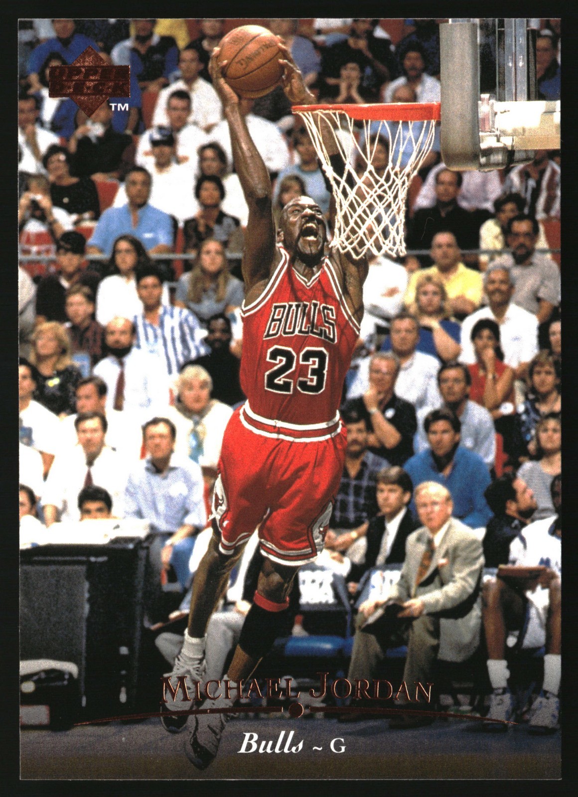 1995-96 Upper Deck - Michael Jordan #23 Bulls on Front