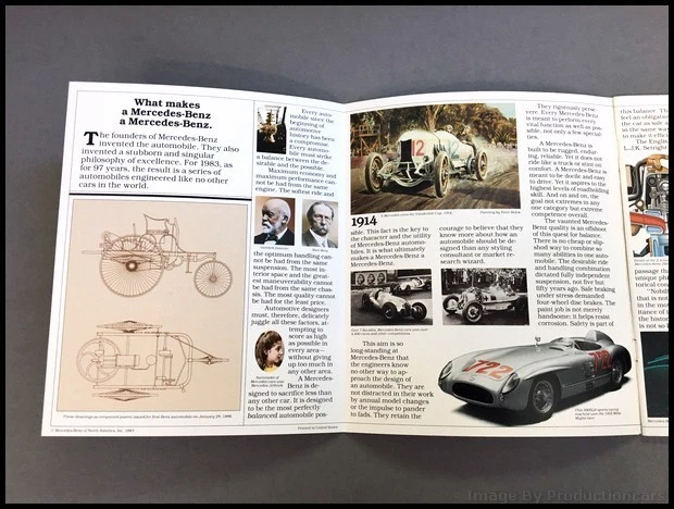 1983 Mercedes Benz 26-page Car Brochure Catalog 380SEL 300CD 300D 380SEC 380SL Foto 4 de 4