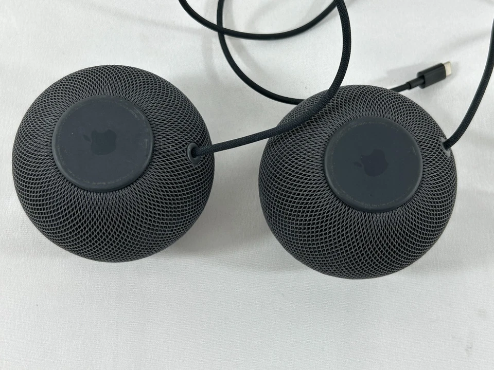 Lot Of 2 |Apple Homepod Mini A2374 - Black Factory Reset Ready To Use - image 2 of 4