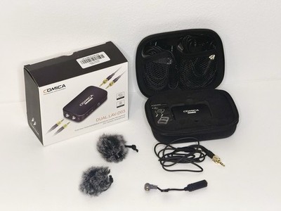 Dual Lavalier Microphone - Comica DUAL LAV-D03 STC - Neuwertig