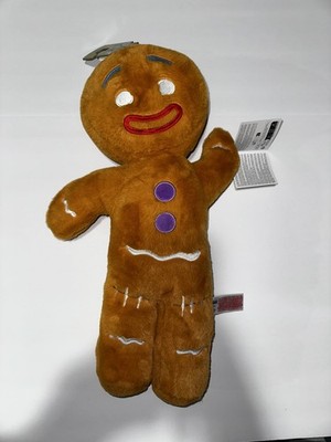 Ginger Bread Man Plush Pillow Biscuit Brown Stuffed Toy Holiday Gift 20 