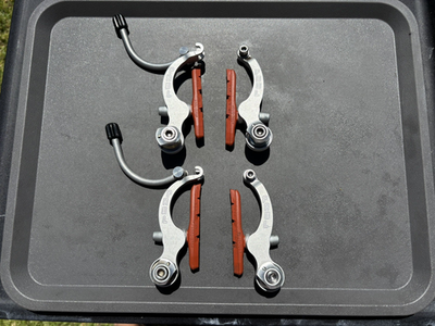 PAUL Components Minimoto Short Pull Mini V Brake Calipers Silver