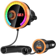 Car Bluetooth FM Transmitter, Wireless Radio Car Adapter Design for Air Vent ...