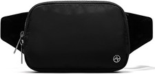 Belt Bag Large 2L, Nylon Fanny Pack Purse for Women and Men with Adjustable Stra