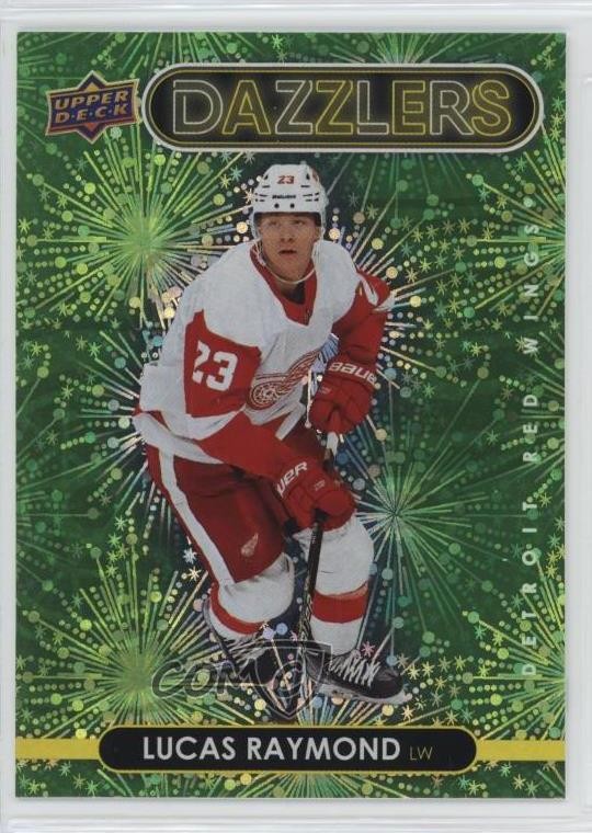 2021-22 Upper Deck Series 2 Dazzlers Green Lucas Raymond #DZ-68 0ju0