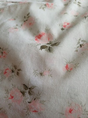 Moda de Casa Spannbettlaken, Laken Kissenbezug Floral Landhausstil 3 Teile