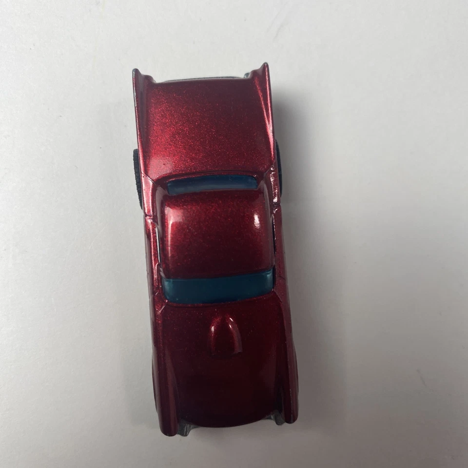 Vintage Hot Wheels 57 T-bird Red Real Riders RR Grey Hub - Image 2 of 4