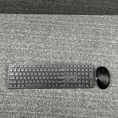 New Dell Pro Wireless Keyboard & Mouse Combo KB3121Wt Black   Open Box