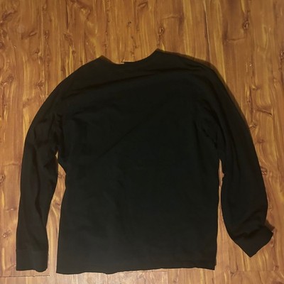 トップス Ralph Lauren 90s cotton knit BLACK Vintage 90s Ralph Lauren Polo Embroidered Black Cotton Knit