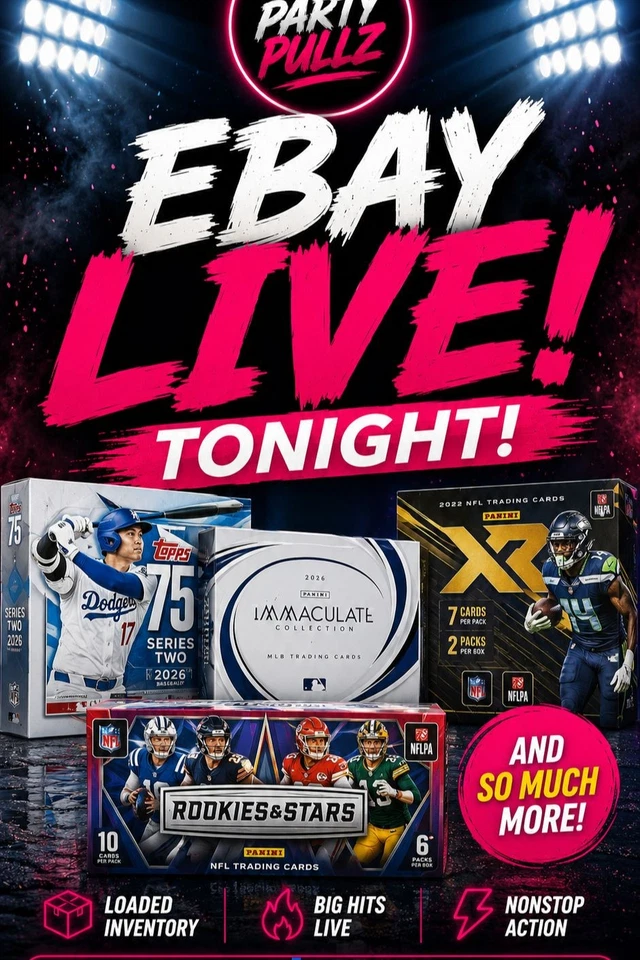 2026 Immaculate MLB + Topps 75 + NFL XR + Rookies & Stars LIVE