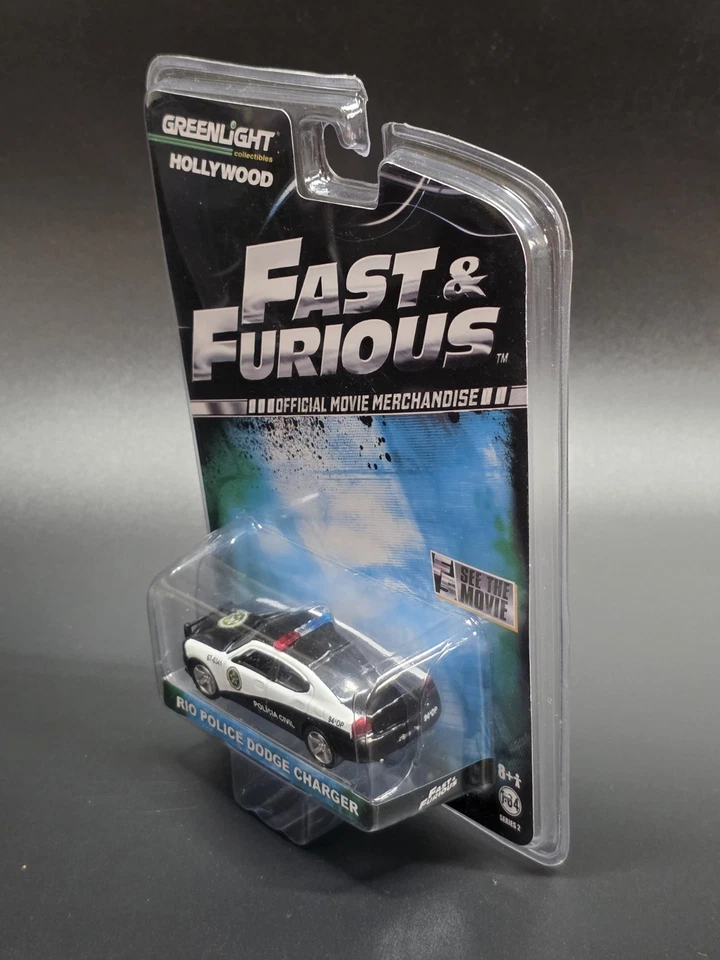 Greenlight Hollywood Fast & Furious Rio Police Dodge Charger - Image 2 of 4
