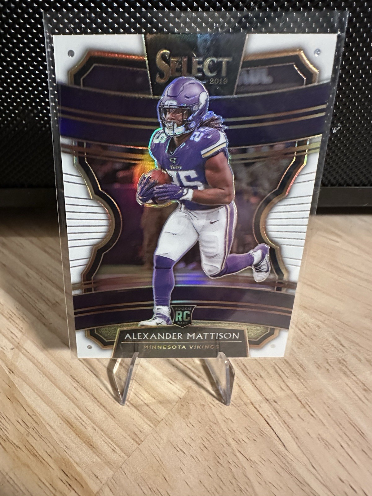 2019 Panini Select Concourse white prizm /35 RC #64 ALEXANDER MATTISON Vikings