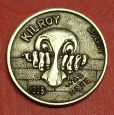 HOBO Buffalo Nickel Kilroy was Here Real US Nickel