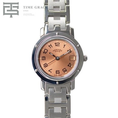 HERMES clipper (Hermes) pink CL 4.210 ladies Used