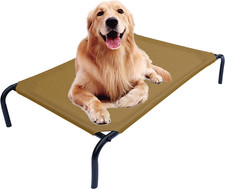 Elevated Dog Bed for Large Dogs, Raised Dog Bed with Breathable Mesh, Non Slip,