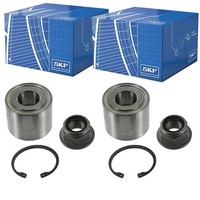 2X SKF RADLAGER-SATZ Hinten Passend FÜR Nissan Kubistar Renault Kangoo Laguna