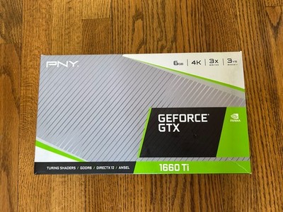 PNY NVIDIA GEFORCE GTX 1660 TI GRAPHICS CARD GPU | 6GB GDDR6 | Gaming Card