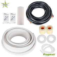 50Feet 1/4"-1/2" Dia. Install Kit Fits For Mini Split Heat Pump Systems New