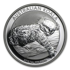 Australia 2012 KOALA Bear $1 1 Troy Oz Pure Silver BU from orig. Perth Mint Roll 41.56 per troy oz