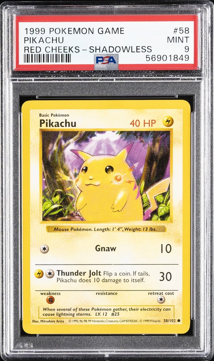 Pikachu Pokémon TCG Professional Sports Authenticator (PSA) Grade