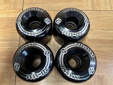 VTG - Kryptonics Classic Skateboard Wheels Full Set Black 70MM Skateboarding OG