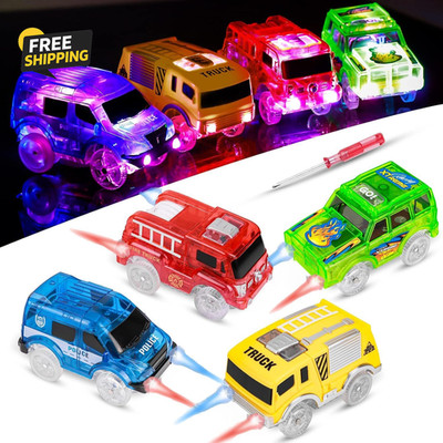 Tracks Cars Replacement Only - Light up Magic Cars for Tracks