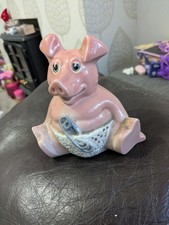 Woody Nawest Pig. Stopper Is Missing But Maybe Good for A Collecter.