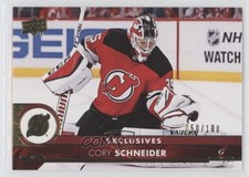 2017-18 Upper Deck Exclusives 50/100 Cory Schneider #363 0c3