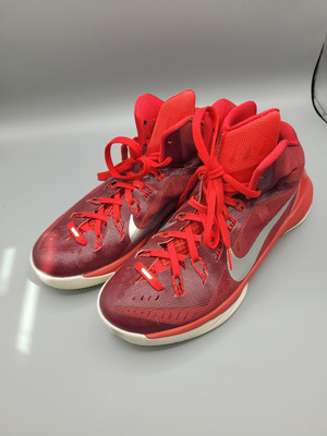 Nike  Hyperdunk TB 2014 Gym High Top Basketball Sneakers Red Size 8.5