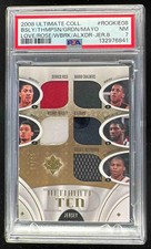2008 Ultimate Ten Jerseys Lopez Love Rose Mayo Westbrook Augustin /15 PSA 7
