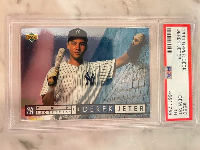 1994 Upper Deck Derek Jeter 550 Baseball Card for sale