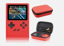 Portable Handheld Game Console Built-In 400 Games Kids & Adults Gift Red