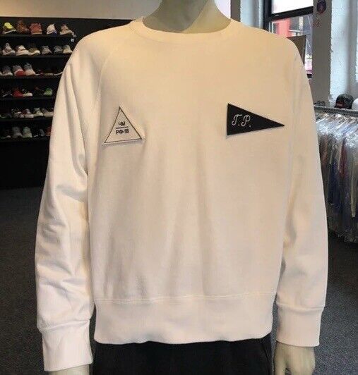 GOSHA RUBCHINSKIY ROWA PY64NHCKNN White Sweatshirt Patch Sz GOSHA RUBCHINSKIY ROWA PY64NHCKNN White Sweatshirt Patch Sz