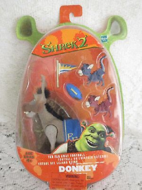 Figura Hasbro Shrek 2 Película Burro Fútbol Mascota Lejana Bebé Dragón Sin usar, en caja