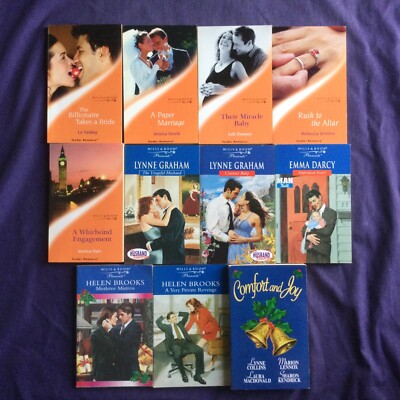 11 x Mills & Boon  Books Mixed Authors 1990 s Liz Fielding Lynne Graham