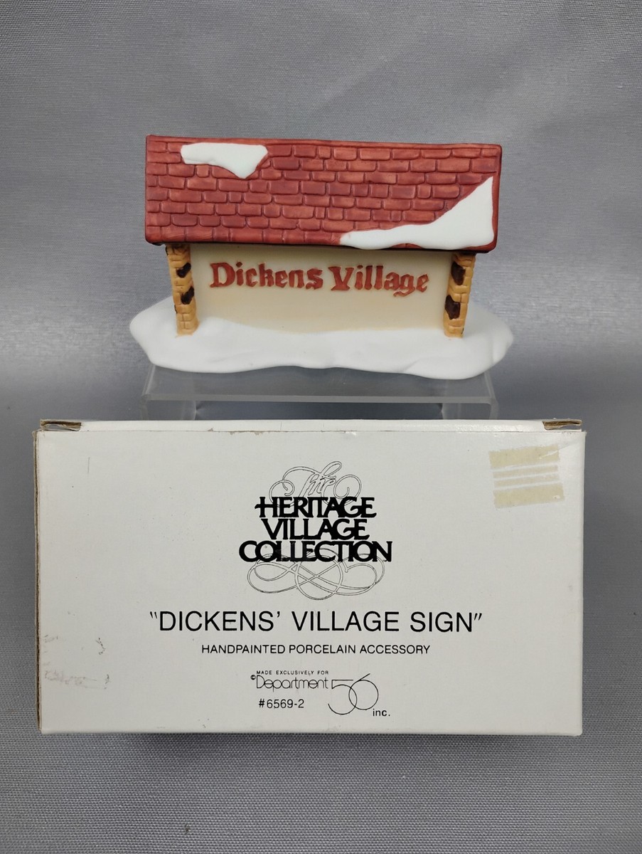 Department 56 Heritage Village Collection Dickens' Village Sign