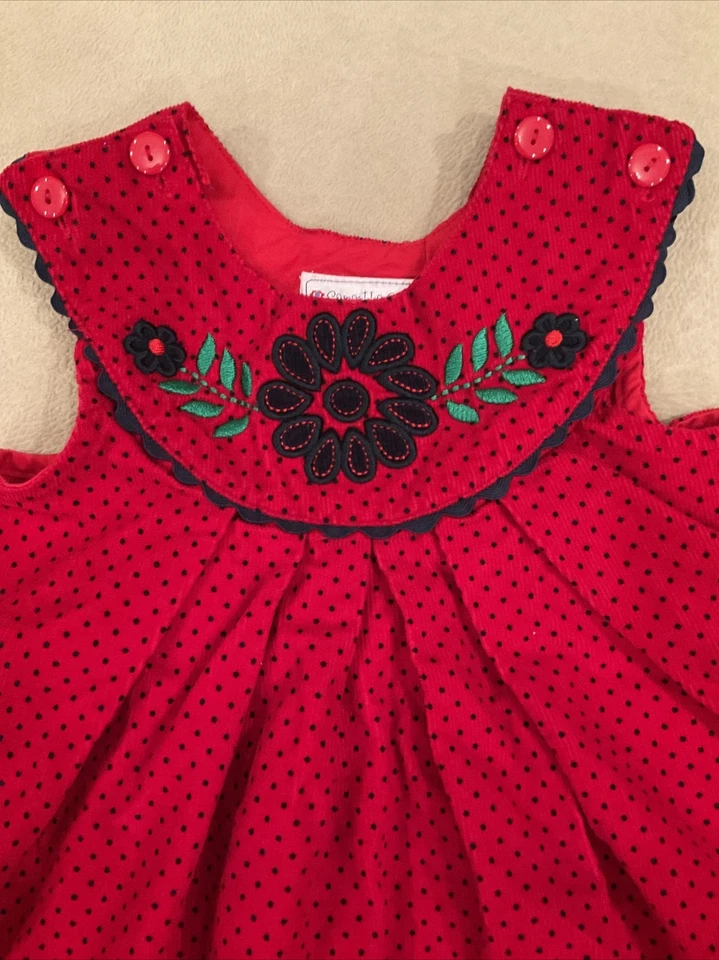 Vestido tipo jersey de pana Samantha Says 5 niñas vacaciones de Navidad Foto 2 de 4