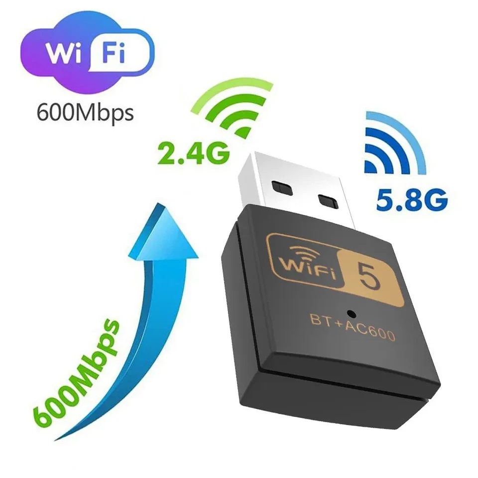 Scheda di rete Wireless Mini Adapter USB 150Mbps  WiFi ricevitore Antenna 802.1 - Immagine 3 di 4