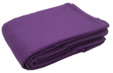 Fleece Throw Blanket Warm Soft Sofa Single Double Bed Car Travel 125cm x 150cm