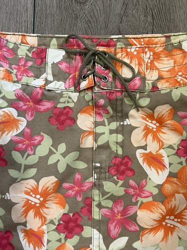 Cherokee Girls Skirt Skort W/Cargo Pockets Floral Print Tie Closure Size L 10/12 - Picture 2 of 8