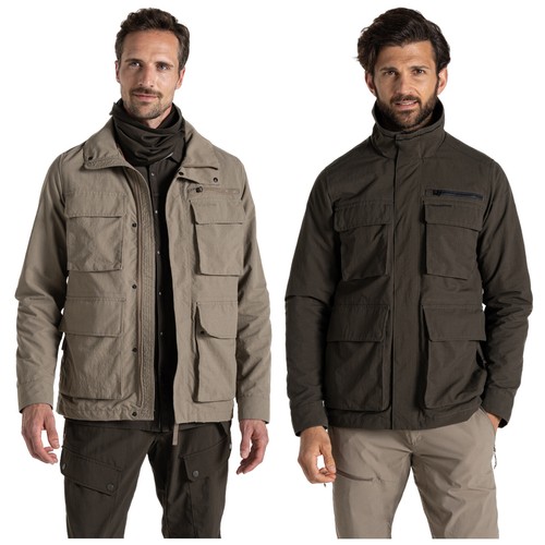 2025 Craghoppers Mens NosiLife Adventure Jacket IV Full Zip Hiking Camping Coat