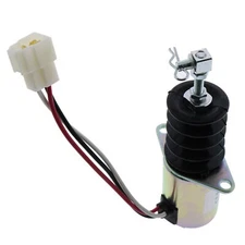 Fuel Shut Off Solenoid 119629-66801 For Yanmar 3TNE88 12 Volt 11962966801