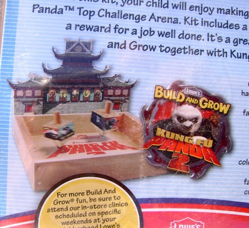 Kung Fu Panda Build & Grow Top Challenge Arena Kit, Create & Learn Coin Bank Kit - Picture 7 of 7