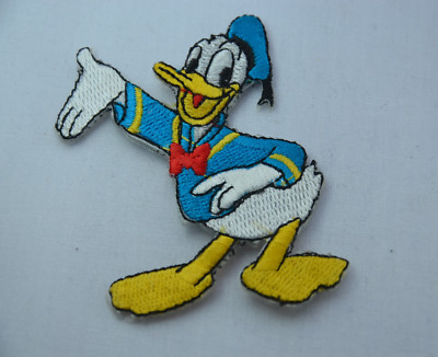 Disney DONALD Embroidered Iron On// Sew On Applique Patch