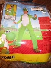 Super Mario Disguise Yoshi Deluxe Children  s Costume Size Small 4-6 Halloween