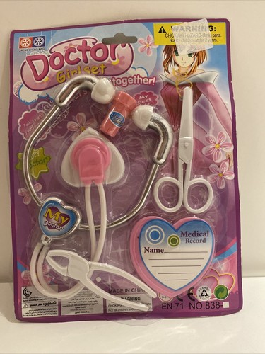 Kole Imports Doctor Play Set (Stethoscope, Tweezer, Scissors)