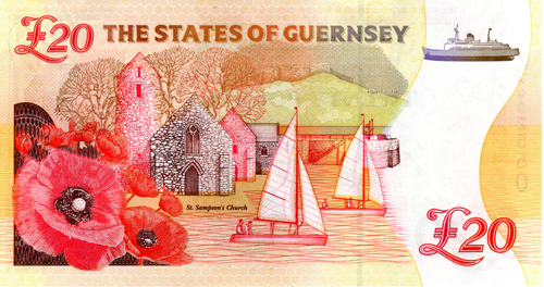 Guernsey Commemorative £20 Pounds 2018 UNC P-63 Banknote Prefix TG/W Paper Money - Picture 2 of 2