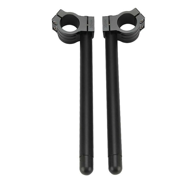 Pair Motorcycle 35mm Fork Clamp Tubes CNC ClipOn Ons 7/8" Handlebars