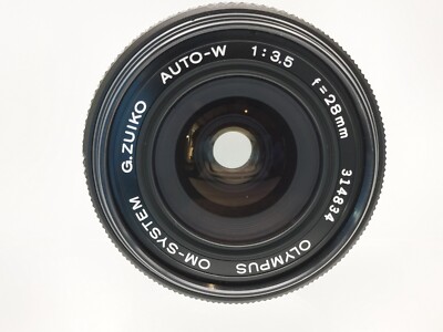 Olympus OM-1 OM-1N 35mm Film Camera & G.Zuiko AUTO-W 28mm f/3.5